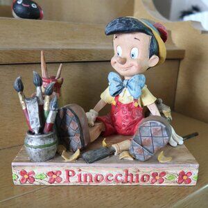 RARE Jim Shore Pinnochio "Carved from the Heart" figurine